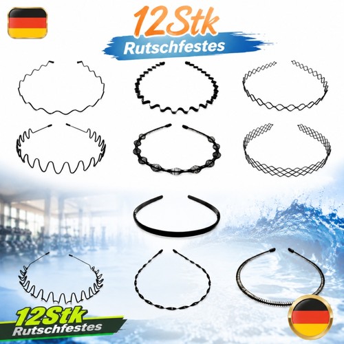 Stk haarreif gewellt - gewellt, metall