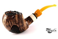 POUL WINSLØW EG | Handmade in Denmark | Pfeife GIANT Pipe 9mm Filter | NEU OVP