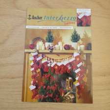 Stickheft Adventskalender v Anchor Kreuzstich Zählmuster Weihnachten neu