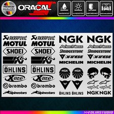 40-teilig Motorrad Sponsoren