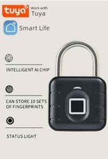 Vorhängeschloss Fingerabdruck Bluetooth Tuya Smart Life IoBroker Print Schloss