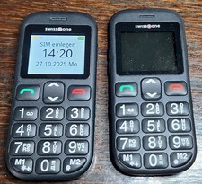 2 x swisstone BBM 320c GSM-Handy 1 GB Mobiltelefon, Farbdisplay, Seniorentelefon