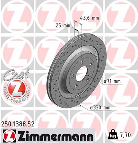 Bremsscheibe sport z - 2x,