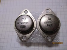 1 Paar Transistor MTM8P10/MTM8N10  MOSFET  100V 8A  TO3 gebraucht geprüft