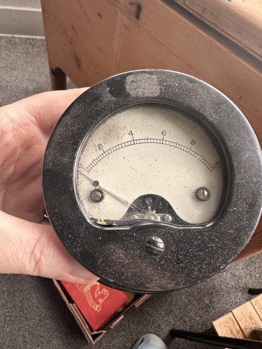 Vintage altes voltmeter - altes,