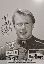 Autogrammkarte Mika Häkkinen