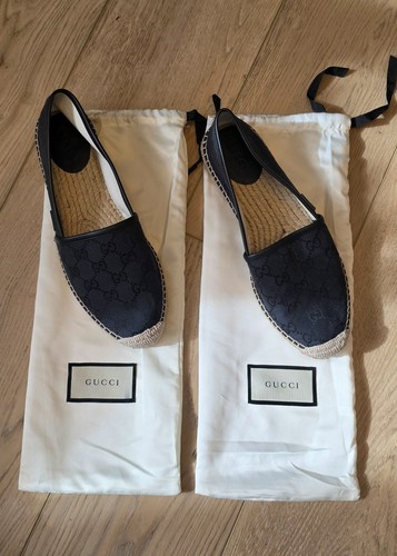 Gucci canvas espadrilles - gg,