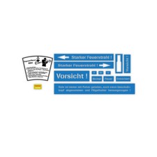 Sticker und Schablonen Set