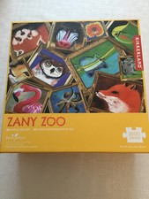 Puzzle 1000 Teile gebr. sehr gut, Motiv : Tiere als Gemälde, schwierig