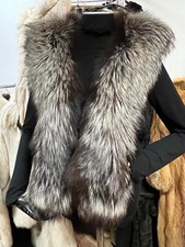 Silberfuchs Fuchs Pelz Umhang