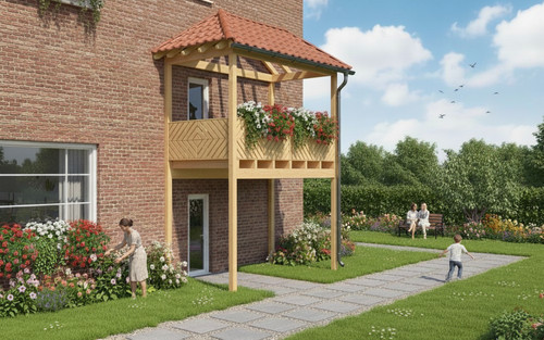 Holzbalkon vorstellbalkon - holzbalkon,