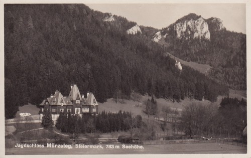 Postkarte mürzsteg - -,