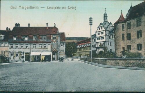 Ansichtskarte bad mergentheim - ansichtskarte,