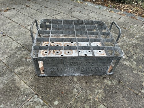Alter bierkasten metall - alter,