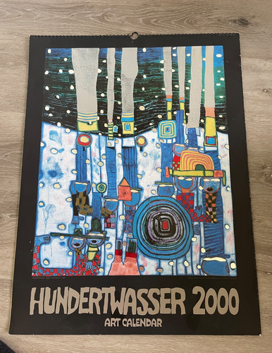 Hundertwasser wand kalender - hundertwasser,