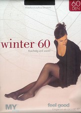 warme Strumpfhose, blickdicht - 60den, schoko, 46-48  *MY way*