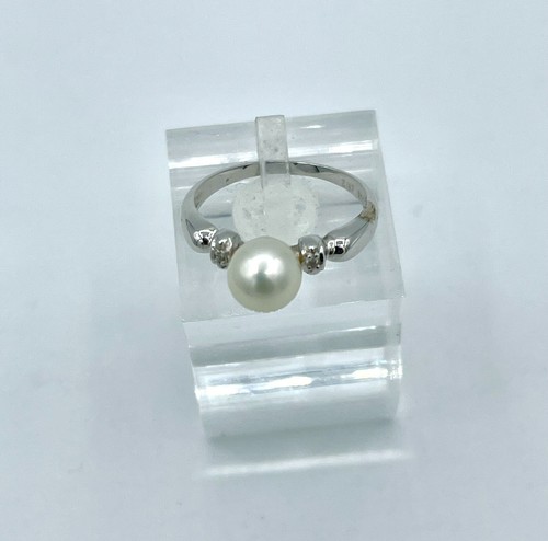 Massiver weissgold ring - , 585/-
