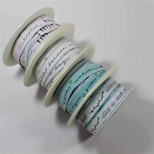 Bänder mit Botschaften 100x1,5 cm Webband Meterware Spruchbänder mit Sprüchen 