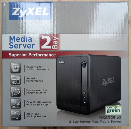 Zyxel nsa325 bay - v2, nas