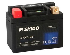 Shido LTX4L-BS Lithium Ionen