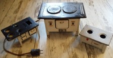 DDR Spielzeug 3teilig HERD Ofen Kinder Küche  1x Efzet 488 elektrisch Blech 