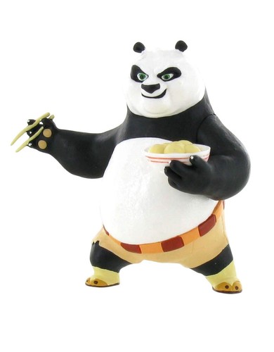 Kung panda figürchen po - panda,