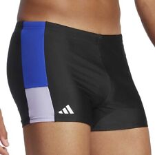 adidas Badehose COLOURBLOCK SWIM BOXER schwarz-blau  Grösse 6  -  10 / M - XXL