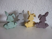 Osterhase 4 Stück Deko Figur