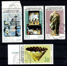 DDR 3124-3127 , gestempelt / o / Kunst Handwerk , Gemälde , Malerei /g1