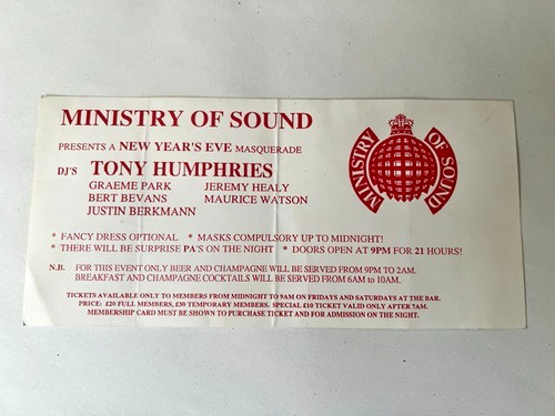 Ministry sound original 1st - original,