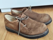 Haferl-Schuhe Spieth & Wensky Größe 43 (42) hellbraun Wild-Leder Tracht Wiesn