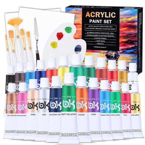Acrylfarben set teilig 24 - set,