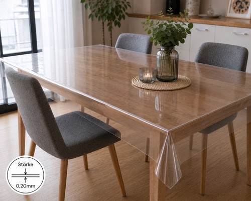 Pvc tischdecke klarsicht - pvc, ca