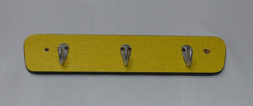 Gelbe vintage wandgarderobe - gelbe,