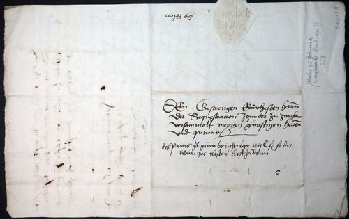Handschrift reformation - handschrift,