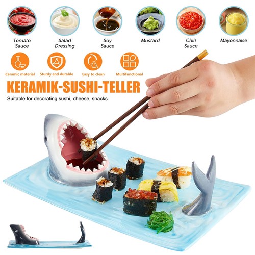 Keramik hai sushi teller - keramik, hai-sushi-teller
