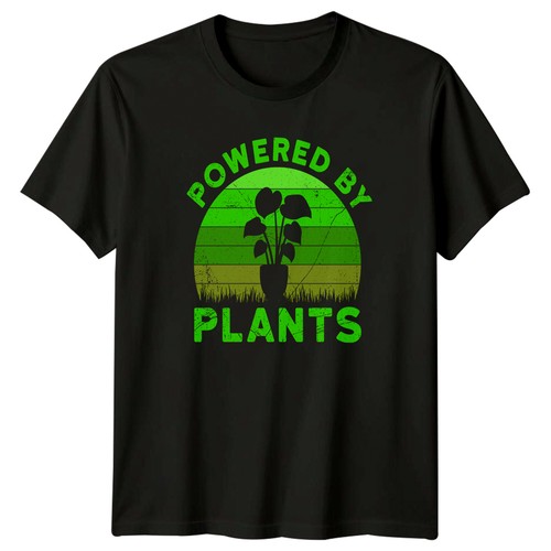 Powered plants shirt - powered, t-shirt