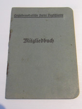 SPD Mitgliedsbuch Mitgliedbuch von 1932 Politik