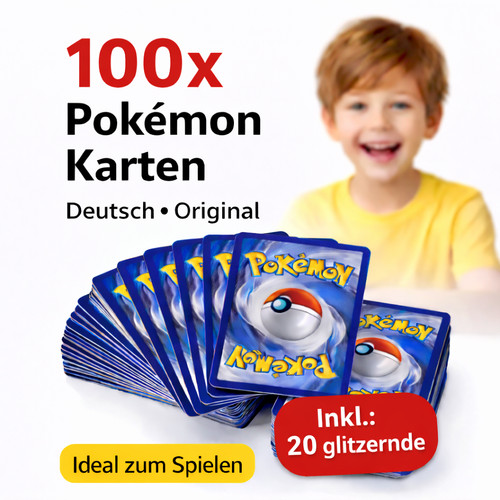 100 pokemon karten - karten, deutsch