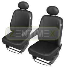 Sitzbezüge Schonbezüge SET QD für VW T4 Transporter Kunstleder schwarz