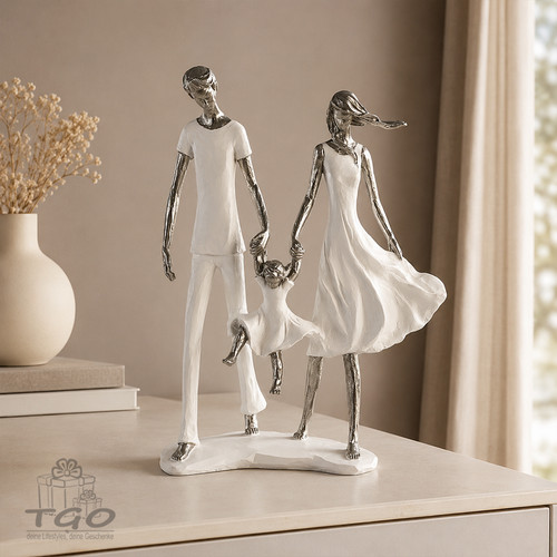 Gilde moderne skulptur familie - skulptur,