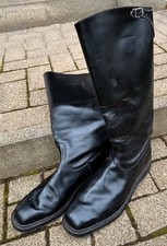German officer boots Offiziersstiefel  Polizeistiefel Schaftstiefel Gr. 44 - 45