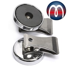 10 Stück - Magnetklammer Magnet Clip aus Metall 2,5 cm x 1,0 cm - hält 300 g