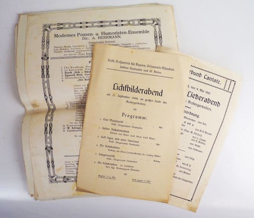 Konvolut münchen programme - münchen,