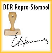 DDR Stempel - Unterschrift