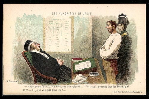 Künstler sign daumier - sign., h.