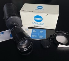 Minolta Rokkor Tele-Objektiv MD 200mm F/2.8 - Top Zustand, OVP