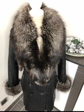 Damen Mantel mit echtem
