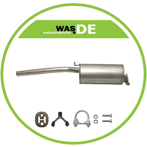 Auspuff endschalldämpfer - endschalldämpfer, vw
