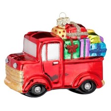 Christbaumschmuck Glas LKW